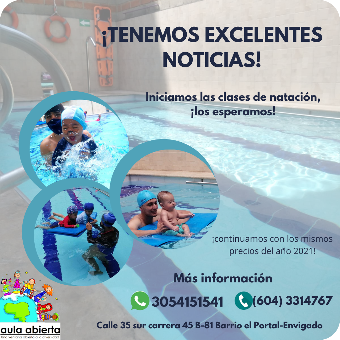 Iniciamos las clases de estimulación acuática y natación