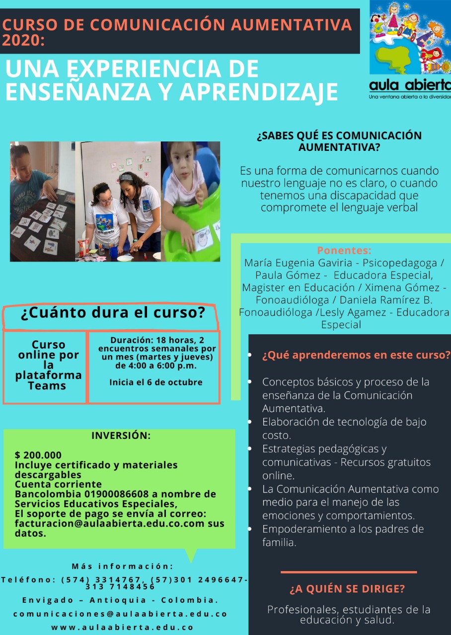 Curso de Comunicación Aumentativa 2020