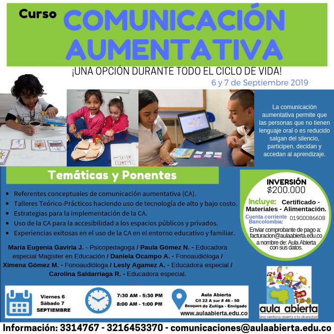 Curso Comunicación Aumentativa 2019 - Aula Abierta 